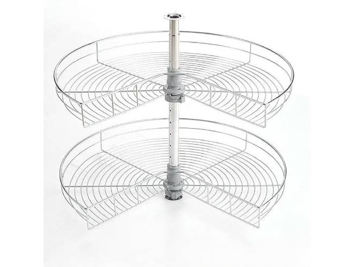 Drehbare Eckschrank Ordnungssystem 270 270-grad-drehscheibe erreicht die hintere ecke ohne zu krabbeln(500 410x410mm SUS)