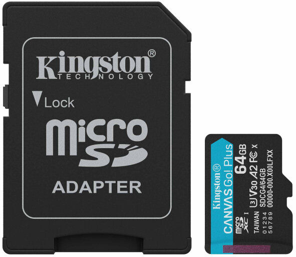 MEMÓRIA MICRO-SD KINGSTON 64GB GOPLUS G4