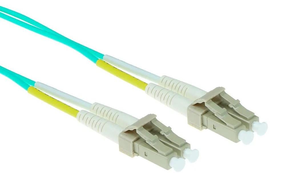 ACT RL9653 OM3 Glasvezelkabel met LC-connectoren, 2,5 meter