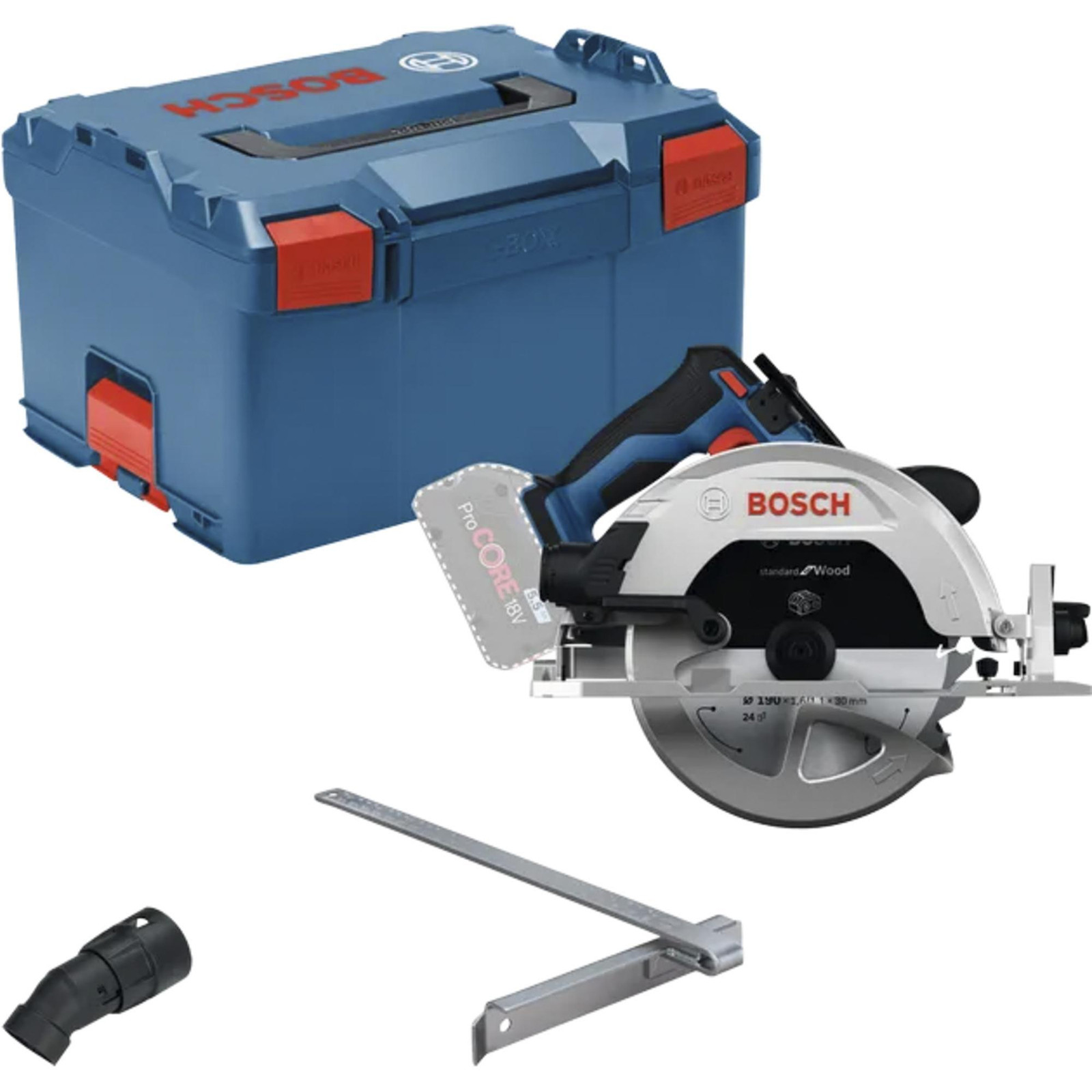 Bosch Professional GKS 18V-68-2 accu-cirkelzaag 18 V 190 mm borstelloos met L-Boxx