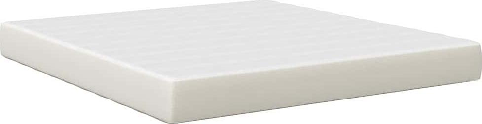 Bettmatratze mit Matratze Creme 180 x 200 cm Stoff