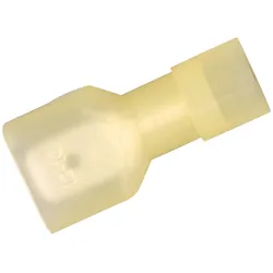IFS-G-6,35 - Flachstecker-vollisoliert, Breite: 6,35mm, Gelb