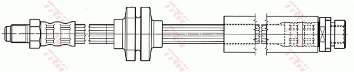 Bremsschlauch TRW PHB565