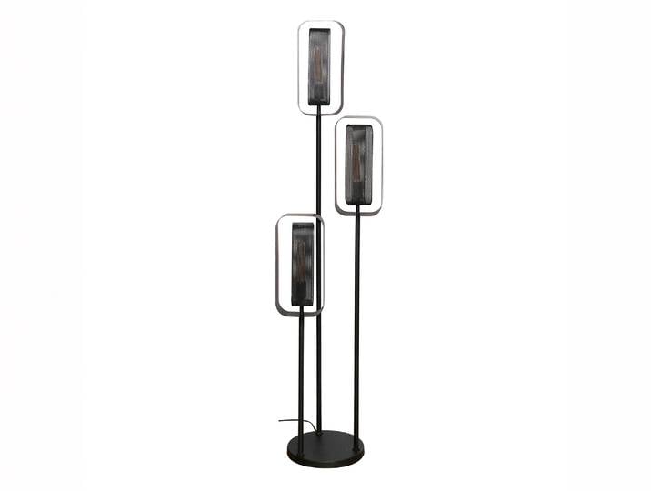 LIORA Stehlampe, 3-flammig, Material Metall, schwarz