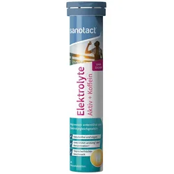 SANOTACT Elektrolyte Aktiv+Koffein Brausetabletten 20 St