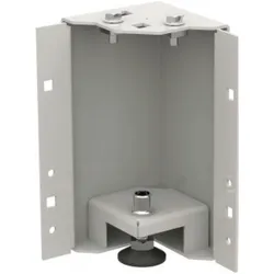 EFB Elektronik 4 Sockelecken PRO, nivellierbar, H=, Serverschrank Zubehör, Grau