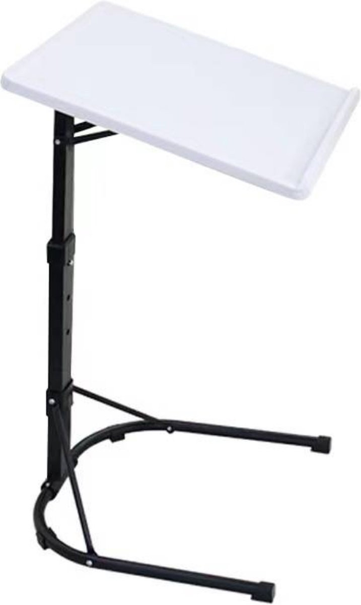 Livista Laptoptafel - Inklapbare en hoogteverstelbare bijzettafel - Wit