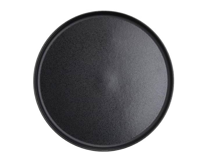BUTLERS Essteller Steinzeug - CASA NOVA - spülmaschinenfest Farbe Schwarz - ø 27 cm - Speiseteller für Hauptgerichte & Beilagen - Dinnerteller für Fleisch & Fisch - Skandi-Design