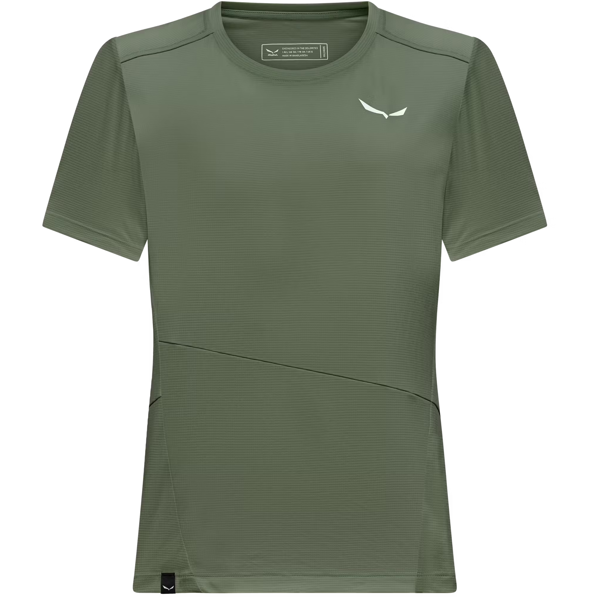 Salewa Puez Sporty Dry Damen T-Shirts oliv Größe XS Trekking