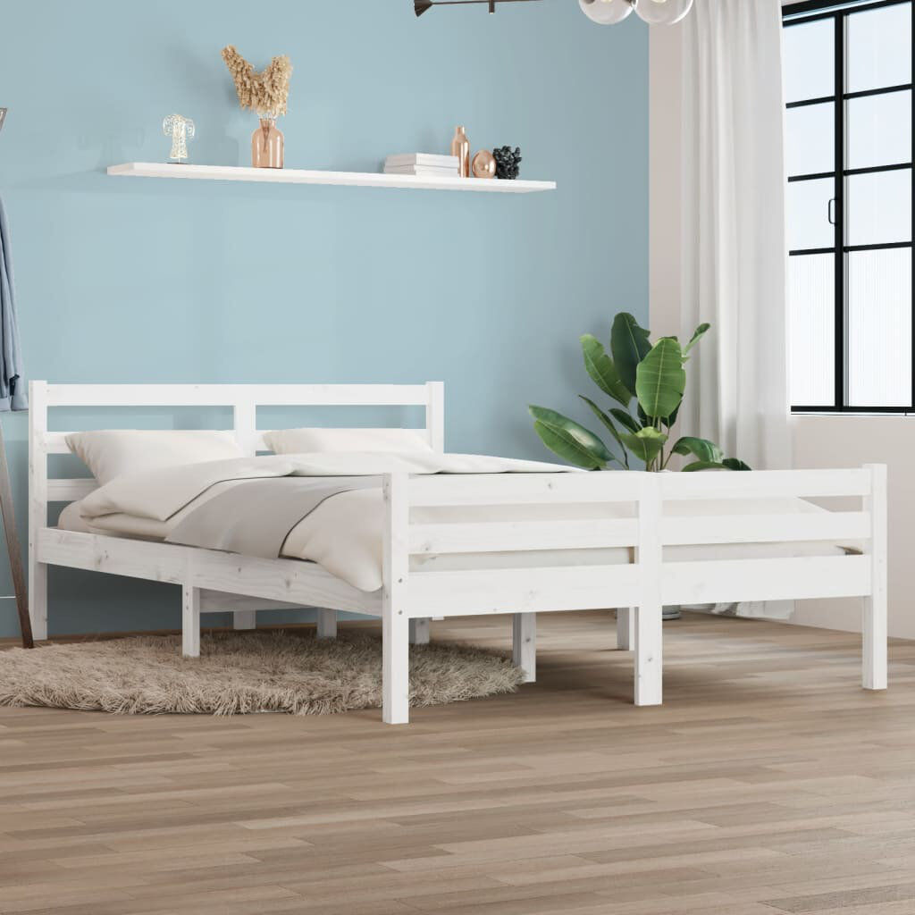 ClassicLiving Maxton Solid Wood Bed Frame Black 200 x 200cm