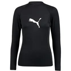PUMA Swim langarm Rashguard Shirt Damen 01 - black XL