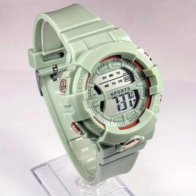 The Handy Homestead Multifunction Waterproof Sports Watch For Students green