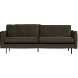 Sofa Rodeo Classic Samt, modern und bequem, dunkelgrün, 2,5 Sitzer für 2-3 Personen