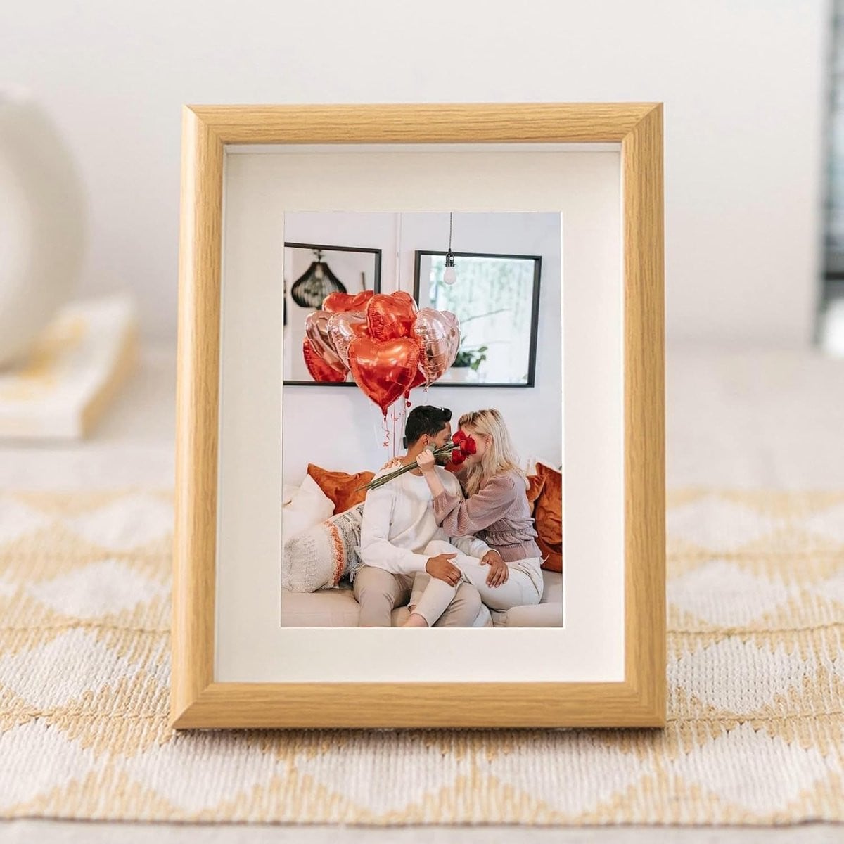 Houten Fotolijst Rechthoekig voor Poster en Galerij - 9 x 13 cm