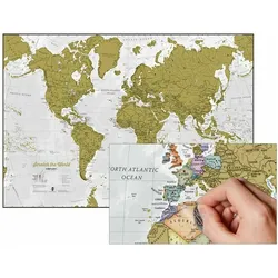 Scratch the World, Landkarte
