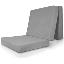 VISCO KLAPPMATRATZE VS95 201/140/14 cm Grau