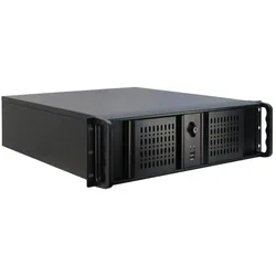 Intertech 3U 3098-S (ATX, mATX, Mini-ITX), PC Gehäuse, Schwarz