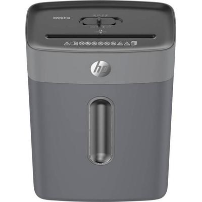 HP OneShred 815CC Aktenvernichter 8 Blatt Partikelschnitt P-4 15 l Vernichtet auch Büroklammern, Heftklammern, Kreditkarte