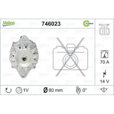 VALEO Generator REMANUFACTURED CLASSIC 746023