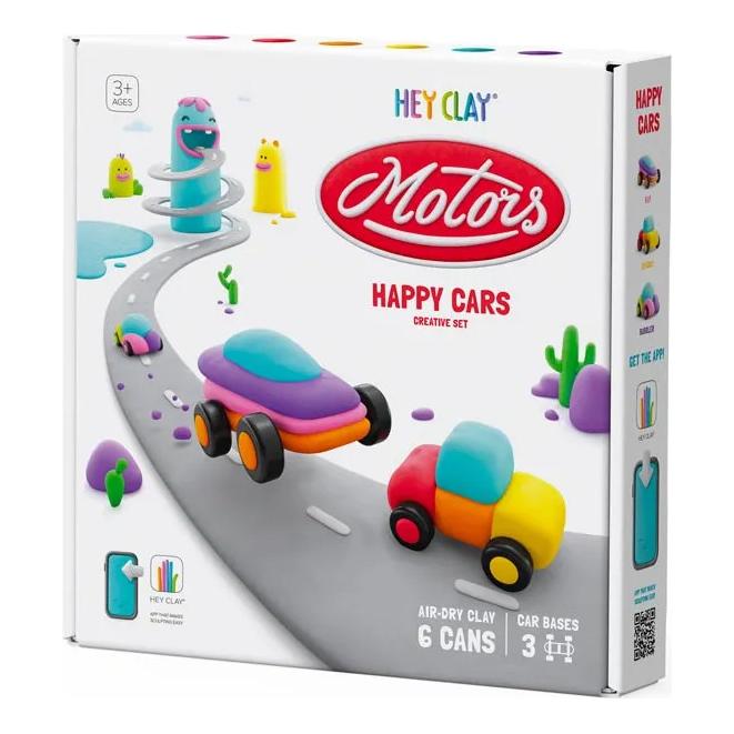 TM Toys Hey Clay Happy Cars Set For 3+ Years 60902 (39920793)