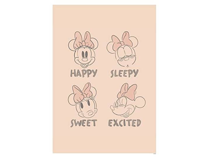 Komar Wandbild - Minnie Pink Emotions - Größe: 50 x 70 cm - Disney, Poster, Kinderzimmer