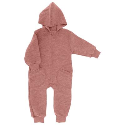 Engel - Baby-Overall mit Kapuze und Reißverschluss - Overall Gr 86/92 rosa