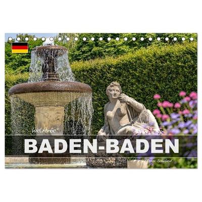 Welterbe Baden-Baden (Tischkalender 2027 DIN A5 quer), CALVENDO Monatskalender