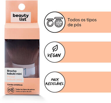 Beauty List Pincel Kabuki Mini