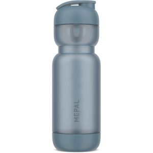 Mepal Protein-Shaker Shaker Sport aus Kunststoff, Frost blue, mit Klappdeckel, Mischsieb & ml-Skala, 800 ml