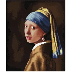 Diamond Dotz Diamond Painting Das Mädchen mit dem Perlenohrring