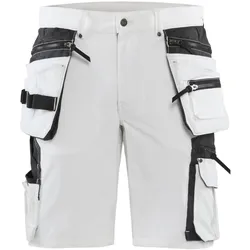 Blakläder, Arbeitshose, BlÃ¥kläder 1088 Werkbroek kort voor schilder/stucadoor met 4-weg stretch - wit/donkergrijs - 52 (L) (52)