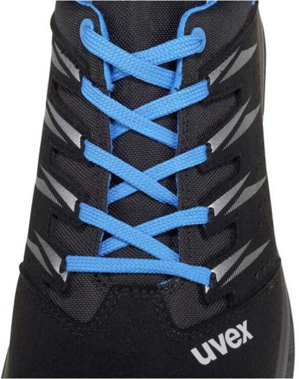 uvex Halbschuh schwarz/blau uvex 2 trend, S1, EU-Schuhgröße: 43 (6937843)
