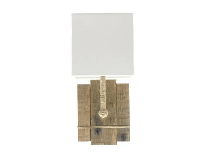 Applique murale en bois blanc
