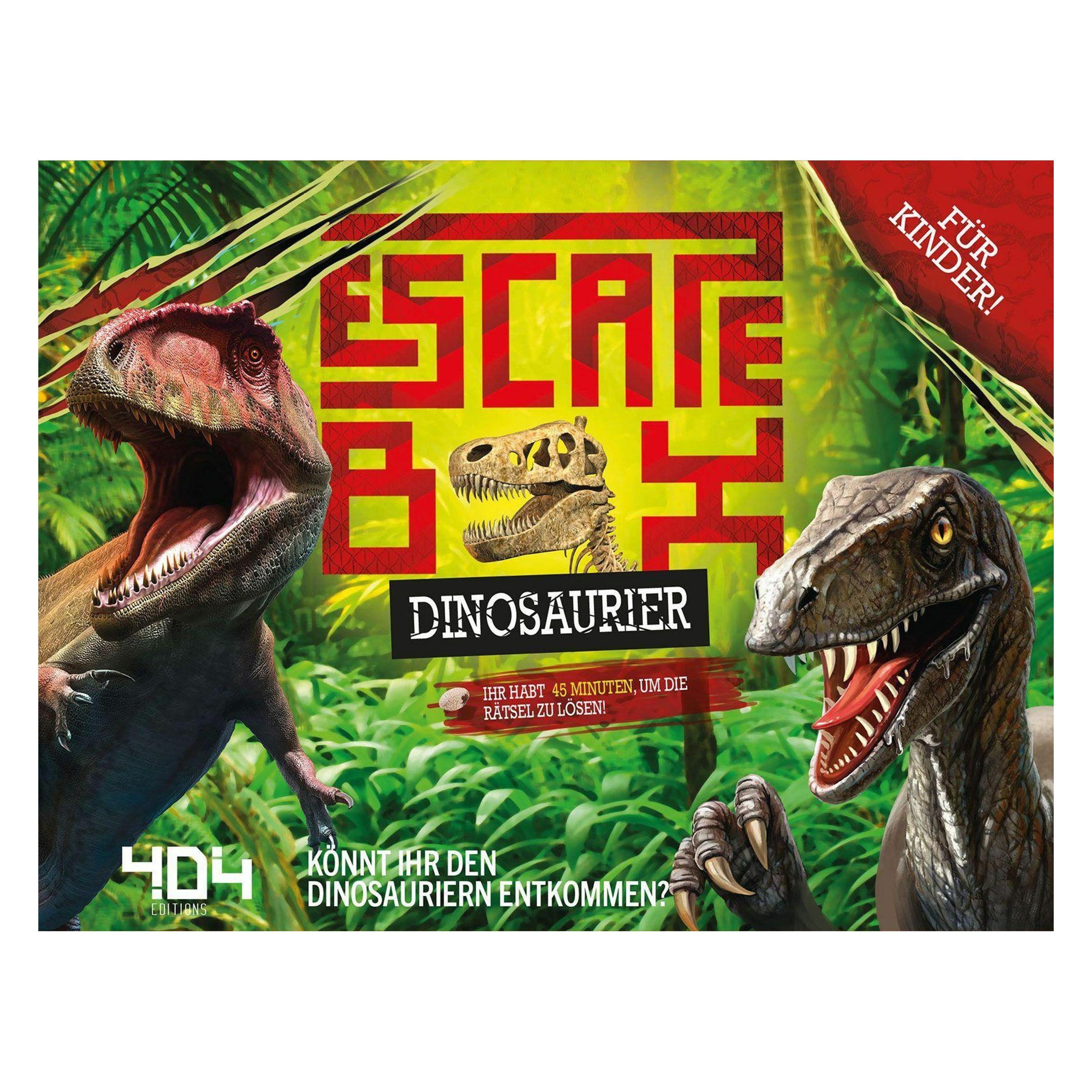 404 on Board OBOD0002 - Escape Box: Dinosaurier, Brettspiel, für 2-5 Spieler, ab 7 Jahren (DE-Ausgabe) (Deutsch, 2 - 5 Spieler) (OBOD0002)