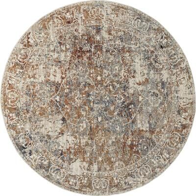 KALATY Camilla Indigo/Rust Tones Area Rug