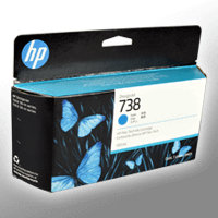 HP Tinte 498N5A 738 cyan