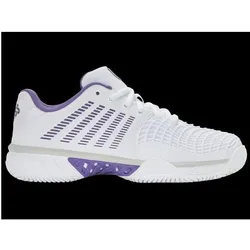 K-Swiss, Damen, Tennisschuhe, Express Light 3 Lehm Kies Tennisschuhe (37), Weiss, Violett