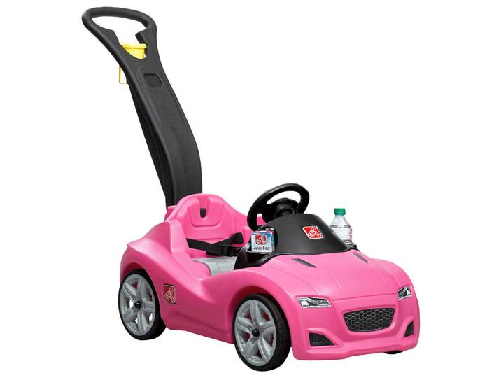 Kinderauto, Rosa, Kunststoff, 50.2x90.8x121 cm, unisex, EN 71, CE, Spielzeug, Kinderfahrzeuge