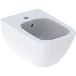 Geberit Smyle Square Bidet, wandhängend, geschlossene Form, 500.209.01.1, Farbe: Weiß