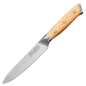 Moritz&Moritz Kochmesser Allzweckmesser 5776, Akazienholzgriff, Edelstahl (1.4116), Klingenlänge 13 cm
