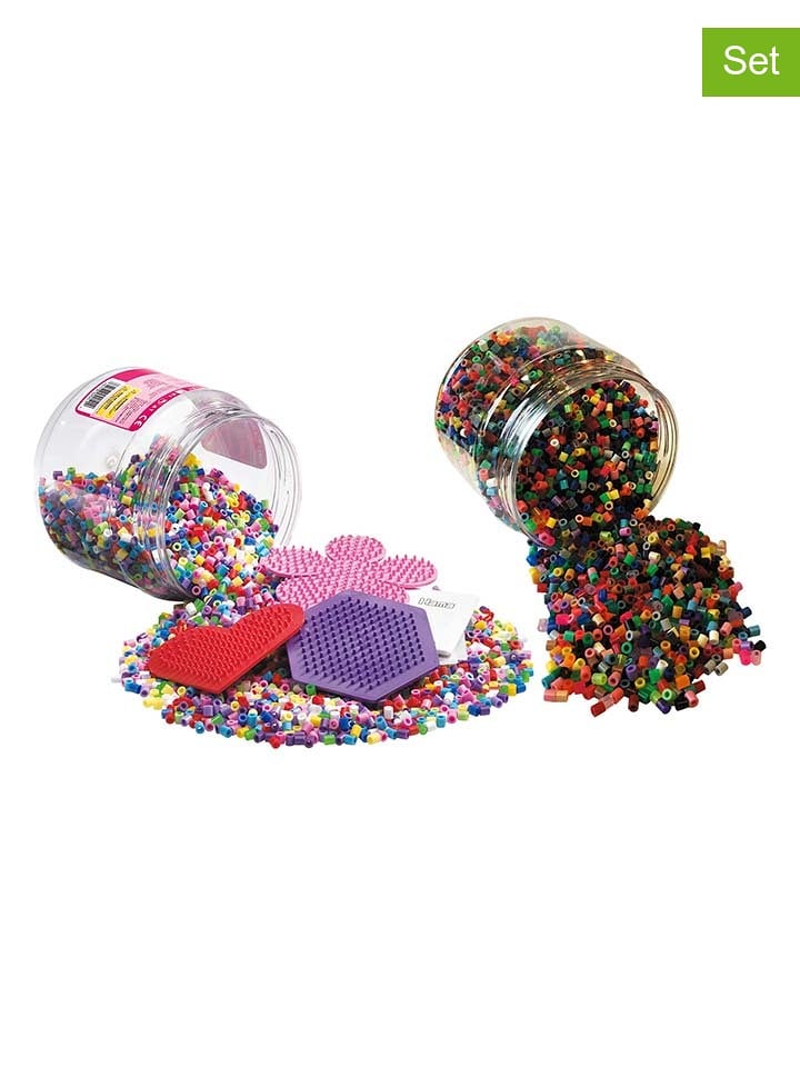 Hama 2er-Set: Perlen in Dosen - ab 5 Jahren - onesize