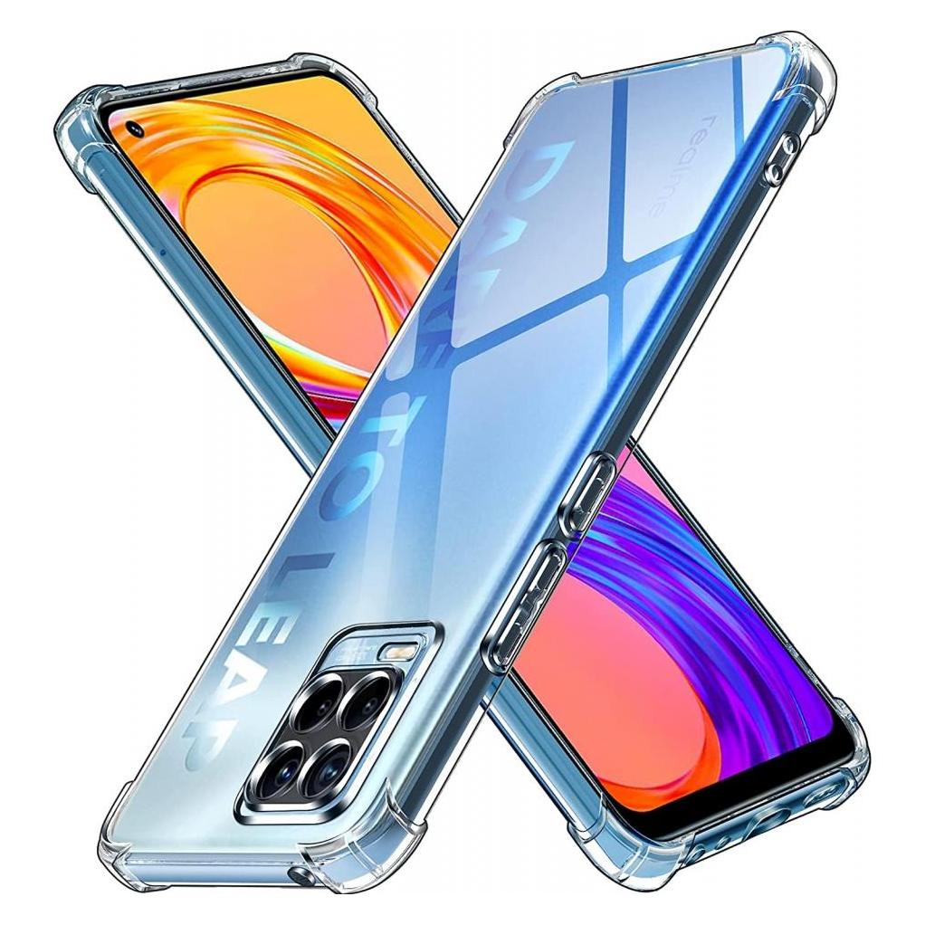 Screenguard Realme 8 Hülle Crystal Soft Airbag Bumper (realme 8) (00028761)