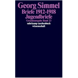 Briefe 1912-1918, Fachbücher von Georg Simmel