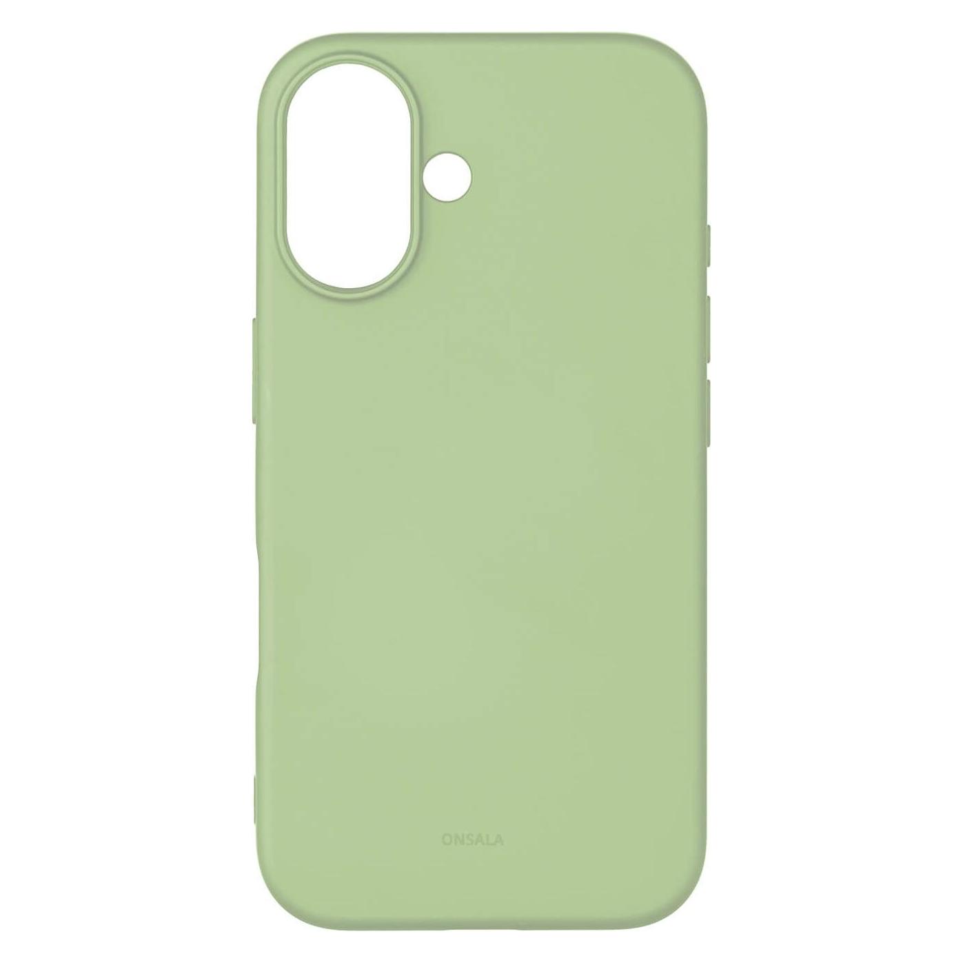 Onsala Back Sil Touch Recycled MagSerie iPhone 16 Lime (Apple iPhone 16) (664241)