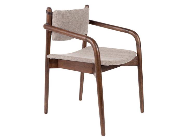 Sessel Evoria – aus Stoff in Braun - Braun - Stoff - Luxusbetten24