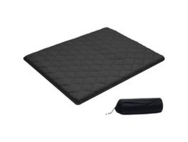 VEVOR japanische Futon-Matratze (2032 x 1524 x 89 mm), faltbare Tatami (Queen Size), Bodenmatratze mit Aufbewahrungstasche & Befestigungsmaterial, 9-lagige Schlafmatte für Meditation Yoga, Schwarz
