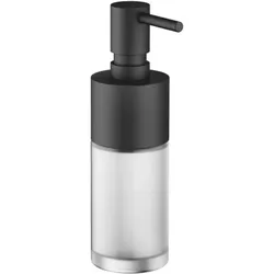 Dornbracht Spender 84435970-33 Standmodell, Flasche aus Kristallglas, matt, Schwarz matt