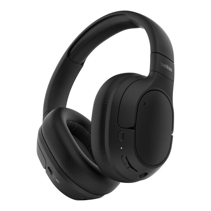 Belkin SoundForm Isolate Noise Cancelling Over-Ear-Kopfhörer schwarz AUD008hqBK