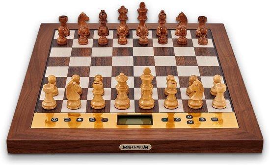 Schachcomputer - Holz - 40 cm - Mit LED-Anzeige und ChessLink-Modul - Für den Heimgebrauch