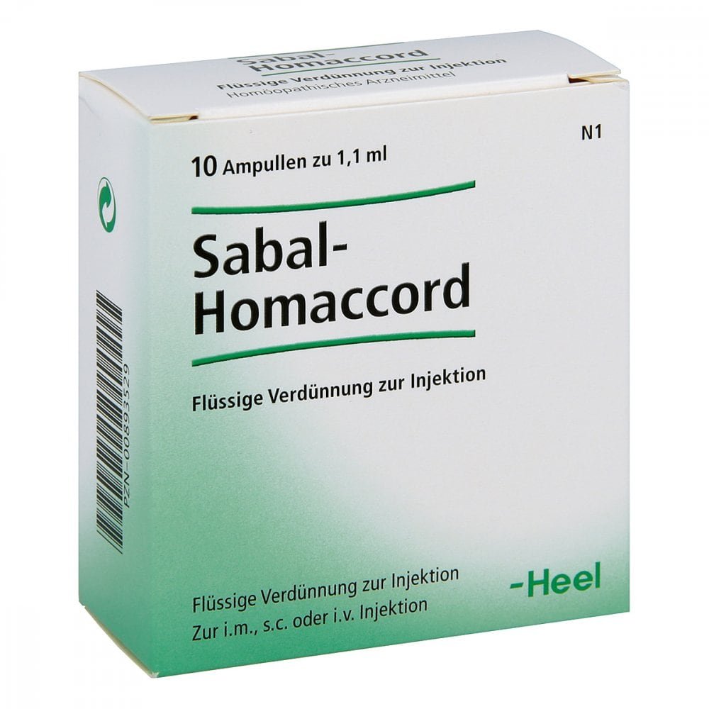 Biologische Heilmittel Heel GmbH Sabal Homaccord Ampullen 00893529